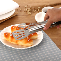 Stainless steel bread clip thick food clip kitchen clip barbecue clip steak steak steamed bread bread clip food barbecue clip