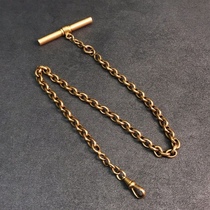 LG0400 Nineteenth century 18K gold watch chain solid solid hard and handsome 40 28 grams