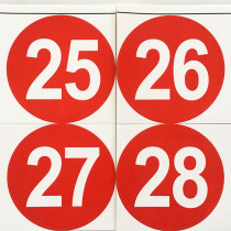 12CM WATERPROOF ADHESIVE DIGITAL STICKER NUMBER STICKER NUMBER STICKLER RACE NUMBER STICKER ROUND LABEL STICKERS