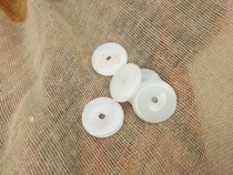 Natural Jade A small jade safe buckle diy hand woven accessories jewelry Jade loose beads 50