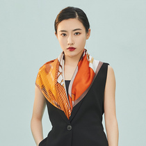 Shanghai Story Fashion Ocean Gas Sunscreen Mother Silk Scarlet Womens Spring Autumn Winter Gorgeous Musical and Genuine Silk Scarf