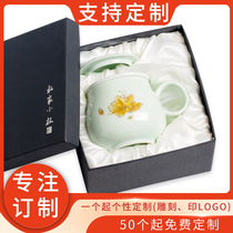 Peony flower pattern tea cup ceramic cup mug tea cup water cup with tea leak plate custom LOGO
