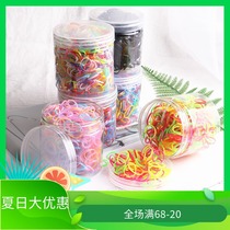 Children and girls disposable plastic small head rope portable box headwear hair accessories Hairband multi-color rubber band