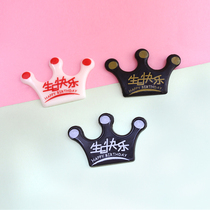 Crown Birthday Chocolate Plugin Birthday Cake Decoration Piece plugin can edible accessories 72 pieces