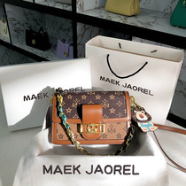 Hong Kong MaekJaorel leather womens bag old flower bag 2021 new messenger bag chain shoulder shoulder bag