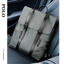polo backpack mens shoulder bag trend ins large capacity computer bag student school bag business travel leisure travel bag