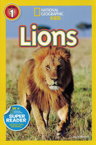 Imported English Original National Geographic Readers: Lions Full Color Illustration US National Geographic Series