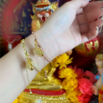 Thai fine tamer tai pavilion broken diamond hose bracelet white necklace hand ring