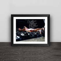 Bull Rodman flying to save the ball Classic solid wood decorative photo frame Photo wall table pendulum hanging frame ornaments Home murals