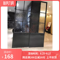 Water cube glass double-sided three-dimensional pattern art embossed glass partition light luxury transparent water pattern door and window glass