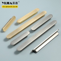 Easy Gia Modern Brief Round T Comb Dresser Drawer Handle Light Lavish Zinc Alloy Lawardrobe Cabinet Door Handle