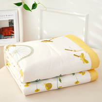 Cotton summer cool quilt air-conditioned quilt pure cotton thin summer quilt summer thin quilt single double washable machine washable