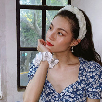 Sponge headband female summer Korean version candy-colored face wash hairpin net red 2021 new wide-brimmed headband all-match girl