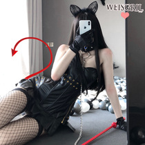 Love Lingerie Nightclub SM leather Queen Machia Passion Suite Teasing Sexual Sensation Fire Cat Lady Rabbit Girl