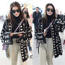 Hong Kong Chao Brand Medium and Long Sweater Coat Women 2022 Spring and Autumn New Women's Lazy Wind Wool Knitted Cardigan Women