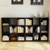 Student S7 small bookshelf shelf Jiugong grid living room floor storage grid shelf short cabinet storage office filing cabinet