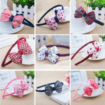 Cute hair card baby childrens hair accessories Bow fabric hair band girl headband Baby girl headdress