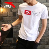 Anta short-sleeved T-shirt mens 2021 new mens official website T-shirt mens quick-drying flagship youth sports top