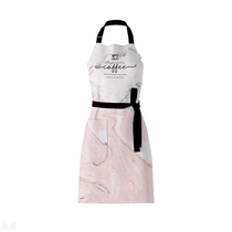 Strawberry Half Pond Ins Wind Nordic Marble Striped Dress Fresh Cotton Linen Lovers Skirt Home Dress Waterproof