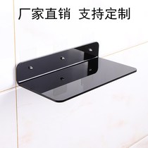 Punch-free storage board toilet wall rack acrylic wall-mounted plexiglass board kitchen black whiteboard