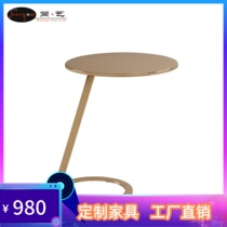 Minimalist designer modern side several Nordic minimalist style furniture tea table living-room bedroom hardware plated small edge a few