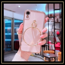 Apple X gold ring phone case xsmax womens iphonex lens all-inclusive luxury xsxmax silicone iphonexr anti-drop Net red cute xs protective case x