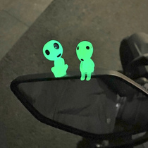 Ghost luminous ornaments battery electric car motorcycle locomotive accessories small accessories rearview mirror car doll doll