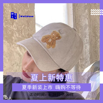 Overpass Welldone Reflective Embroidery Small Bear Duck Tongue Cap Woman South Korea Tide Card we11done Luminated Baseball Cap