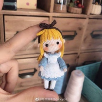 Non-finished Diy Handmade Handmade Handle Hook Tutorial Toy Alice Graphic Chinese Electronic Edition