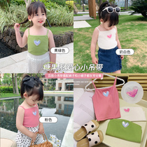 Girl 100 hitchhiking with shirt 2022 Summer new Korean version breathable comfort Comfort Casual Womens Baby Pit Bar Blouse