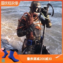 Diving suit male Split 1 5-7mm semi-dry free deep snorkeling warm winter swimming hooded full suit
