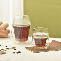 Brewista hand punching coffee double layer heat resistant glass diamond type polyincense cup taster cup 120ml 300ml
