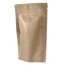 10pcs Stand Up Ziplock Kraft Bag Self-reliance Food Package