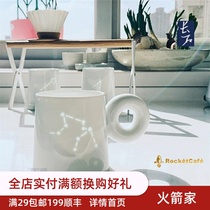 Fengshi porcelain Jingdezhen handmade Linglong Star Cup semi-transparent coffee cup mug gift Cup