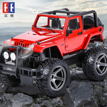 Large double eagle childrens off-road vehicle wireless remote control car boy toy electric Jeep Wrangler climbing car