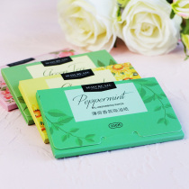 100 slices of oil suction surface paper Department men and women control oil not greasy and refreshing makeup cleaning pores to oil paper portable