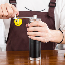 Stainless steel bean grinder coffee bean grinder hand black pepper grinder hand ground pepper grains washable manual