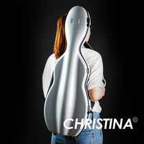 Violin box VB36-44 white striped violin box FRP carbon fiber 4 4 sizes