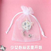 Cartoon easy-to-pull buckle retractable buckle Doctor nurse student cute card cover Badge badge clip Lanyard work permit