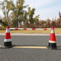 Garage door front rubber cone ice cream bucket no parking road cone reflective cone triangle roadblock safety warning cone