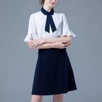 Professional wear suit womens summer fashion interview dress high-end front desk overalls stewardess temperament goddess fan dress skirt