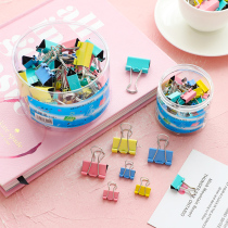 BOXED BUSINESS LONG TAIL CLIP BOOK CLIP STATIONERY IRON CLIP LARGE OFFICE STUDY SMALL CLIP DOVETAIL CLIP FOLDER