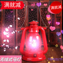 Wedding supplies wedding battery double happiness children and grandchildren portable New Home New House horse guide road LED masted boat