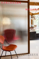 Double grid three-dimensional embossed glass partition entrance screen cabinet doors and windows bathroom door art glass manufacturer custom