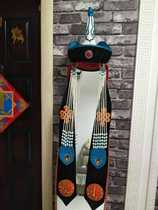 2019 Mongolian dance group head decoration Mongolian dance group womens hat Mongolian dance adult headwear hat