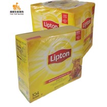 Lipton Lipton Lipton Black Tea (Original Tea Bag) 104 Pack of US-made Shanghai costco market customers