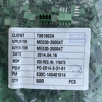 Taiwan Pitch DECA ME030-35004T Terminal Pitch 3 50mm 4p Bending Foot