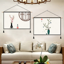 Chinese classical landscape hanging cloth hanging painting cloth house decoration bedroom bedside background cloth wall cloth tapestry Chinese style
