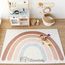 ins Korean childrens room rainbow squirrel bear carpet crawling blanket baby game crawling slide mat