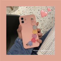 Rabbit bracelet vivos9 mobile phone case s7e Net red y52s liquid silicone s7 cute y3y5s trend y93 anti-drop y83y85 women s5 all-inclusive lens s1 Japan Korea